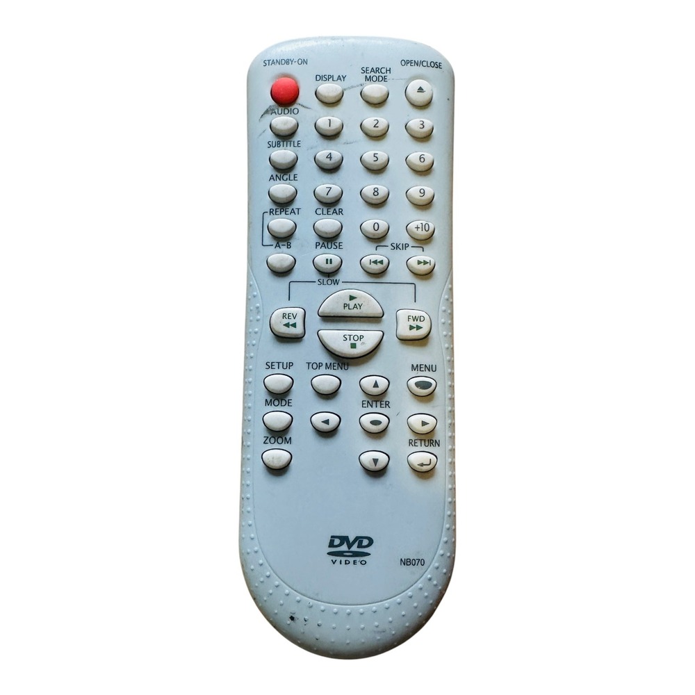 Magnavox Funai Sylvania DVD Video Remote Control NB070 Replacement